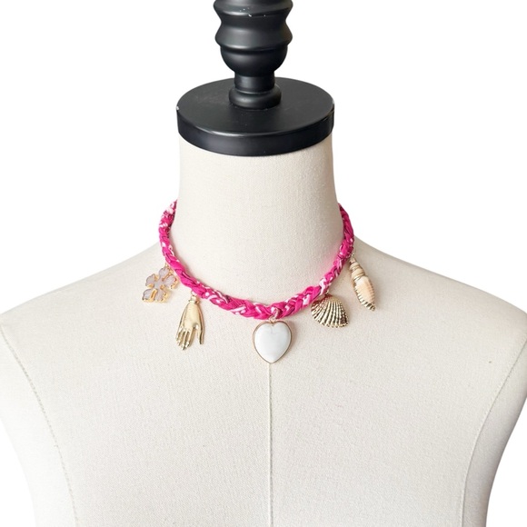 Free People Serafina Sky Charm Necklace in Pink | NWT - Picture 3 of 5